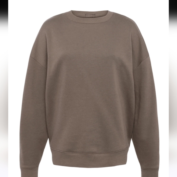 Nuuds vintage fleece crewneck in mocha medium - Picture 6 of 14